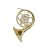 Intermediate ​French Horn Professional Four-Button Single-Row French Horn in B Flat, Suitable for Beginner Bands