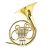 Intermediate ​French Horn Three-Key Single-Row French Horn in B Flat, Suitable for Beginner Bands