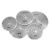 Mosico Low Volume Cymbal Pack Mute Cymbal Set 14″/16″/18″/20″ 5 Pieces Drum Cymbal Set Practice Cymbal