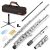 Eastar C Flutes Closed Hole C Flute Musical Instrument with Cleaning Rod, Carrying Case, Stand, Gloves and Tuning Rod, 16 Key Student Flute Beginner Kids Flute, Nickel, EFL-1