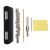 Detachable Silver Plated C Piccolo, 16 Hole Silver Plated Piccolo Durable Piccolo Set, with Screwdriver, PU Leather Box, Opening Hole Design, Cleaning Tool(silver)