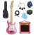 Master Play 30 Inch Electric Guitar,For Kids/beginner With Complete Starter Kit, 20 Watt Amp, 6 Extra String, Picks, Gig Bag, Shoulder Strap, Digital tuner, Cable, Wash Cloth
