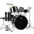 Best Choice Products 5-Piece Full Size Complete Adult Drum Set w/ Cymbal Stands, Stool, Drum Pedal, Sticks, Floor Tom (Black)